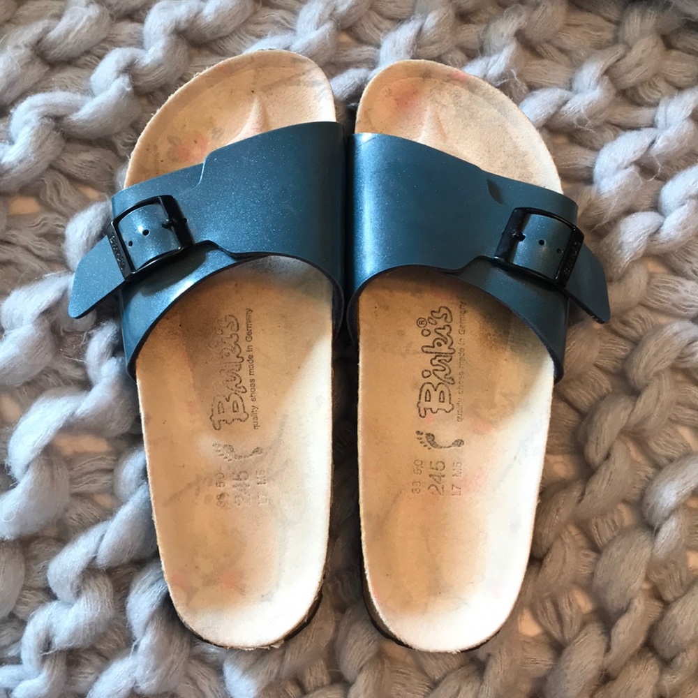 Blue Birkenstock’s